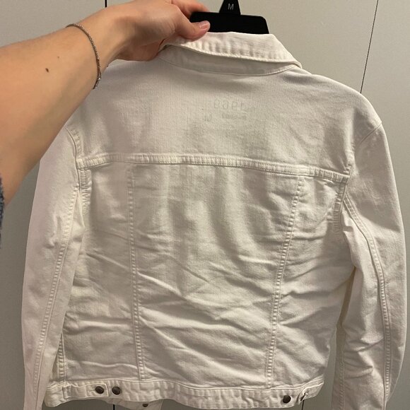 GAP‎ WHITE DENIM JACKET 1969 size M - Picture 3 of 6